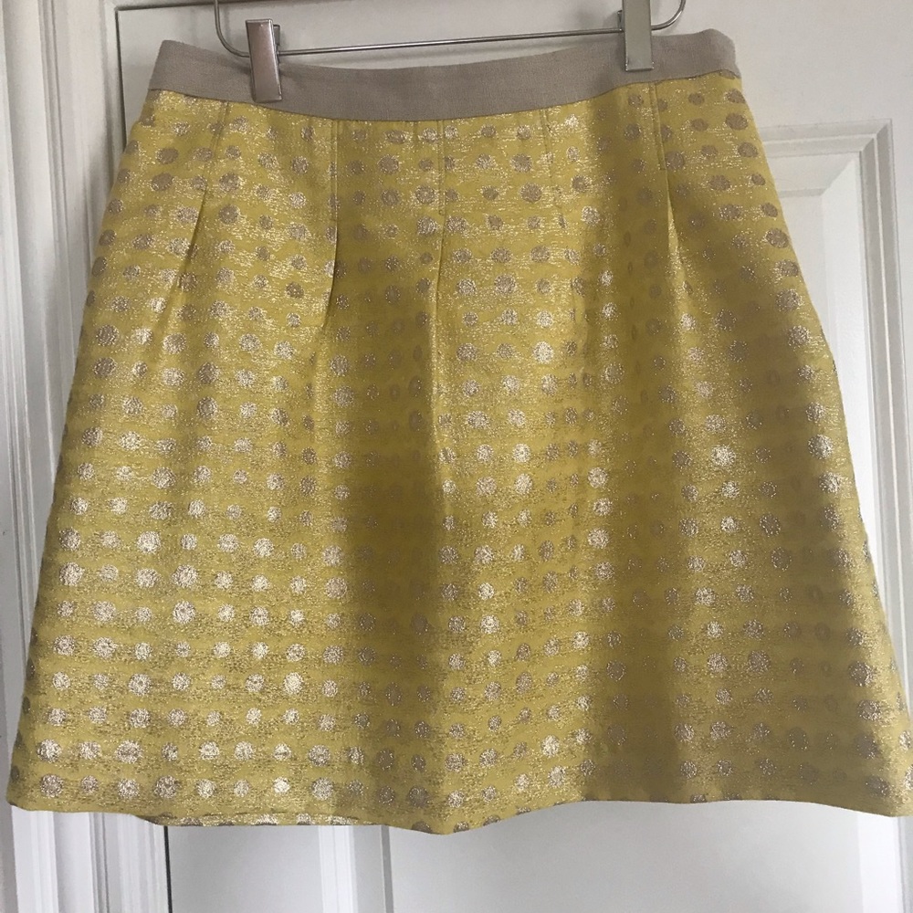 Loft skirt with shimmer polka dots